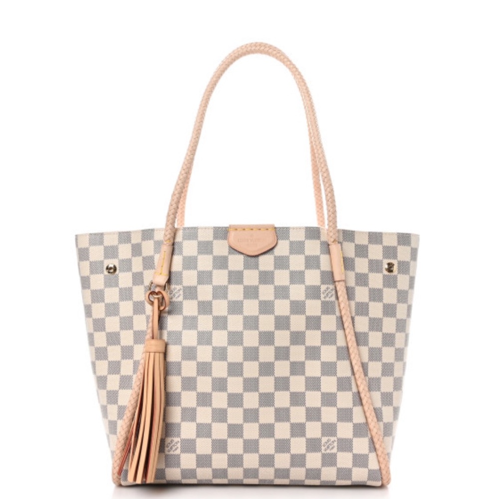 Louis Vuitton Damier Azur Propriano Rose Ballerine